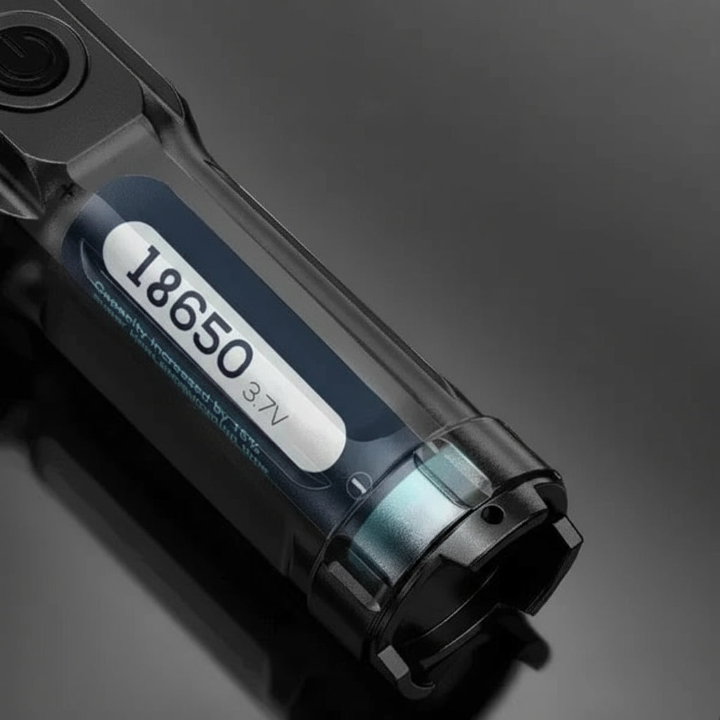 Lampe de Poche LED Étanche | Luminosité Extrême de 100000 Lumens