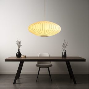 Lampe Suspendue en Soie Italienne - Design Élégant et Ambiance Chaleureuse