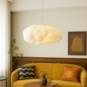 Lampe Pendante Nuage LED - Éclairage Doux et Atmosphère Chaleureuse
