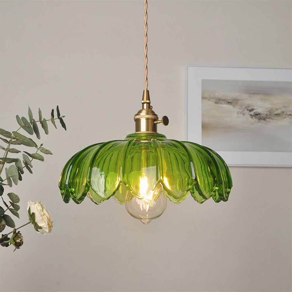 Lampe Suspendue en Verre - Design Élégant et Atmosphère Chaleureuse