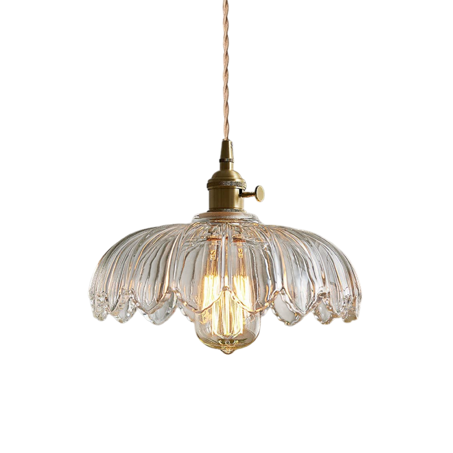 Lampe Suspendue en Verre - Design Élégant et Atmosphère Chaleureuse
