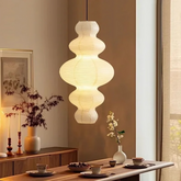 Lampe Suspendue en Papier de Riz - Design Contemporain et Éclairage Ambiant