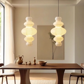Lampe Suspendue en Papier de Riz - Design Contemporain et Éclairage Ambiant