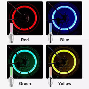 Lampes LED de Valve de Vélo - Détection de Mouvement et Visibilité Nocturne