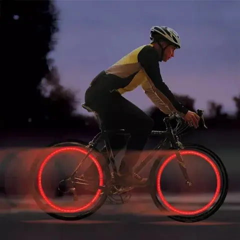 Lampes LED de Valve de Vélo - Détection de Mouvement et Visibilité Nocturne