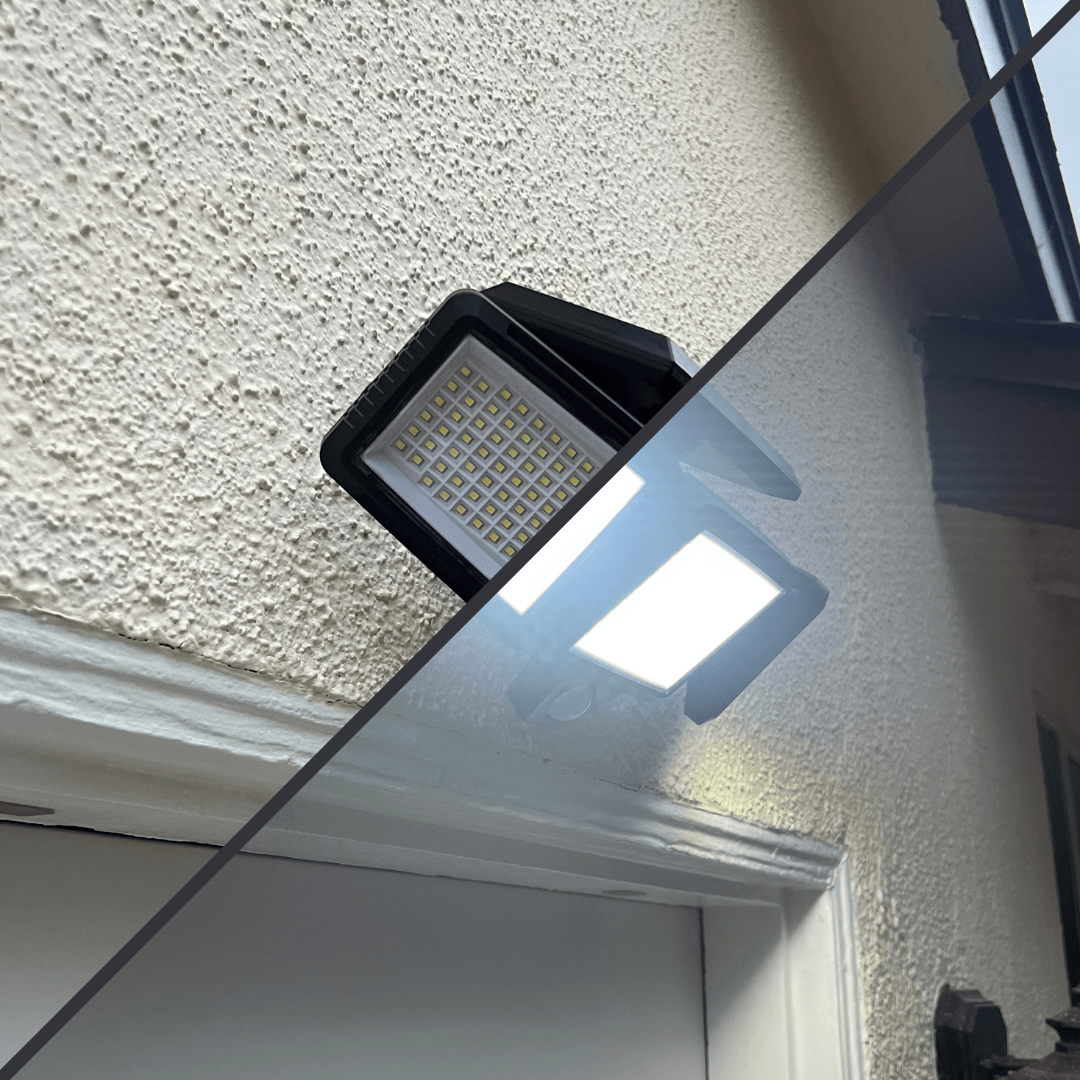 Lumière de Sécurité Solaire | Ultra-brillante avec Détection de Mouvement