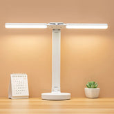 Lampe de Bureau LED Rechargeable - Éclairage Ajustable et Amie des Yeux