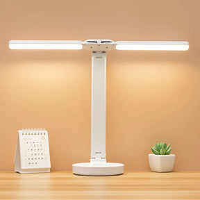 Lampe de Bureau LED Rechargeable - Éclairage Ajustable et Amie des Yeux
