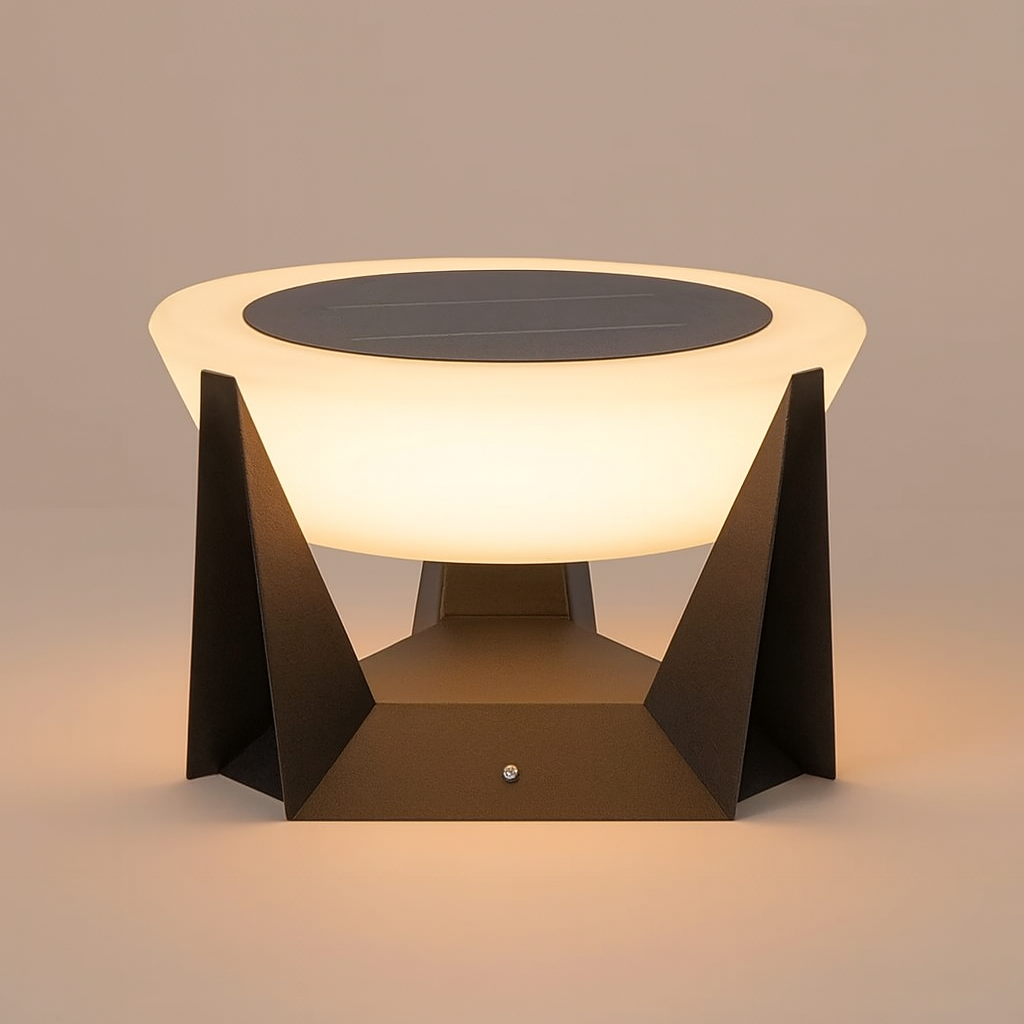 Lampe Solaire de Patio - Design Contemporain et Écologique