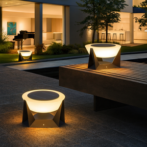 Lampe Solaire de Patio - Design Contemporain et Écologique