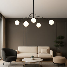 Lustre Nordique Luxe pour Salle à Manger - Design Élégant et Ambiance Chaleureuse
