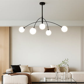Lustre Nordique Luxe pour Salle à Manger - Design Élégant et Ambiance Chaleureuse