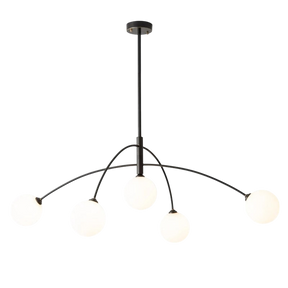 Lustre Nordique Luxe pour Salle à Manger - Design Élégant et Ambiance Chaleureuse