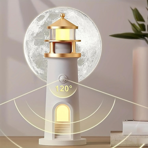 Lampe de Nuit en Forme de Lune - Projection 3D et Ambiance Apaisante