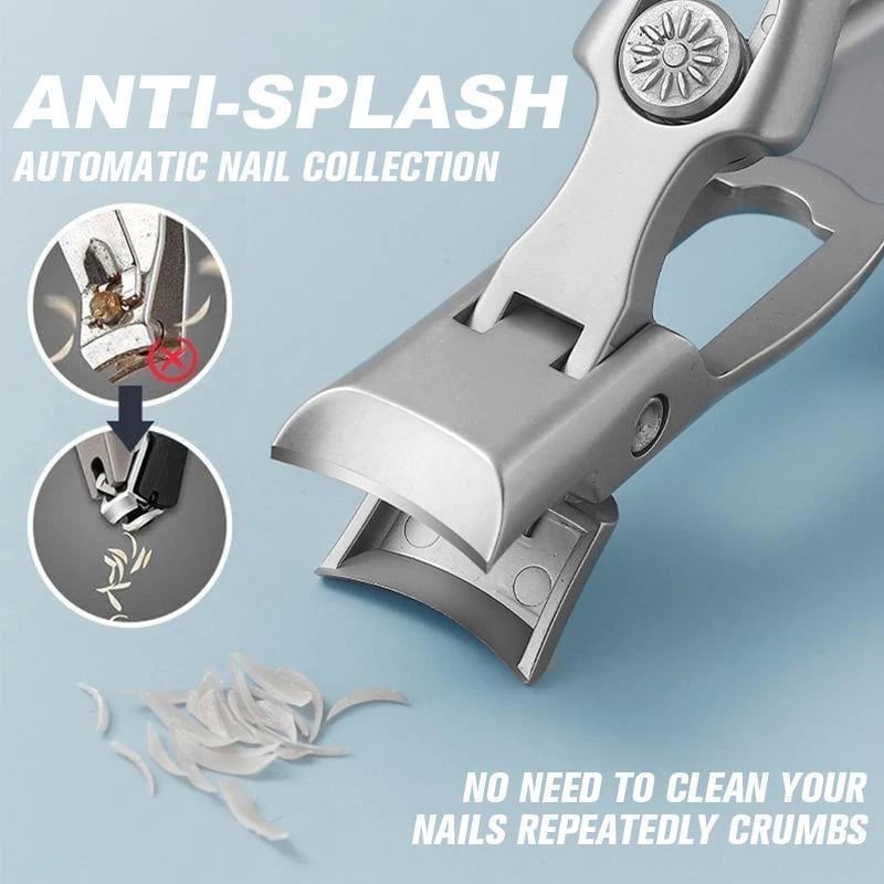 Coupe-ongles Précis pour Ongles Épais - Lames Ultra-tranchantes et Conception Anti-éclaboussures