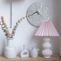 Lampe de Table Plissée - Élégance et Atmosphère Chaleureuse