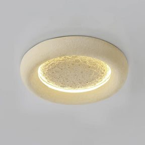 Plafonnier Atmosphérique en Résine - Éclairage Dimmable Inspiré par la Lune