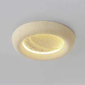 Plafonnier Atmosphérique en Résine - Éclairage Dimmable Inspiré par la Lune