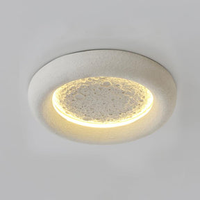Plafonnier Atmosphérique en Résine - Éclairage Dimmable Inspiré par la Lune