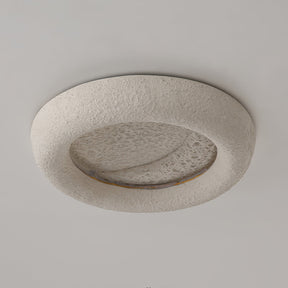Plafonnier Atmosphérique en Résine - Éclairage Dimmable Inspiré par la Lune