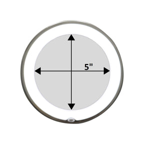 Miroir de Maquillage LED Éclairant - Loupe 10x et Col Flexible