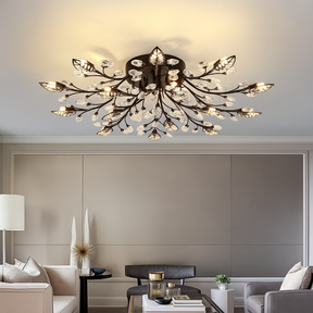 Lampe de Plafond en Cristal Luxe - Élégance et Glamour pour Votre Intérieur