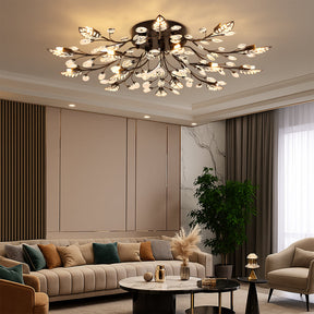 Lampe de Plafond en Cristal Luxe - Élégance et Glamour pour Votre Intérieur