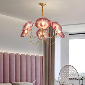 Lustre en Verre Lotus - Élégance Contemporaine et Atmosphère Chaleureuse