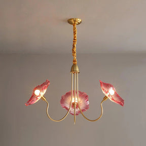 Lustre en Verre Lotus - Élégance Contemporaine et Atmosphère Chaleureuse