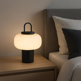 Lampe de Table Scandinave - Design Élégant en Verre et Métal