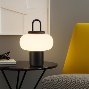 Lampe de Table Scandinave - Design Élégant en Verre et Métal
