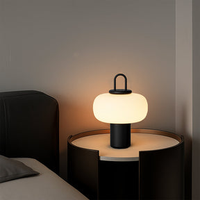 Lampe de Table Scandinave - Design Élégant en Verre et Métal