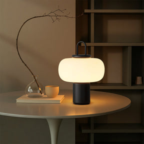 Lampe de Table Scandinave - Design Élégant en Verre et Métal