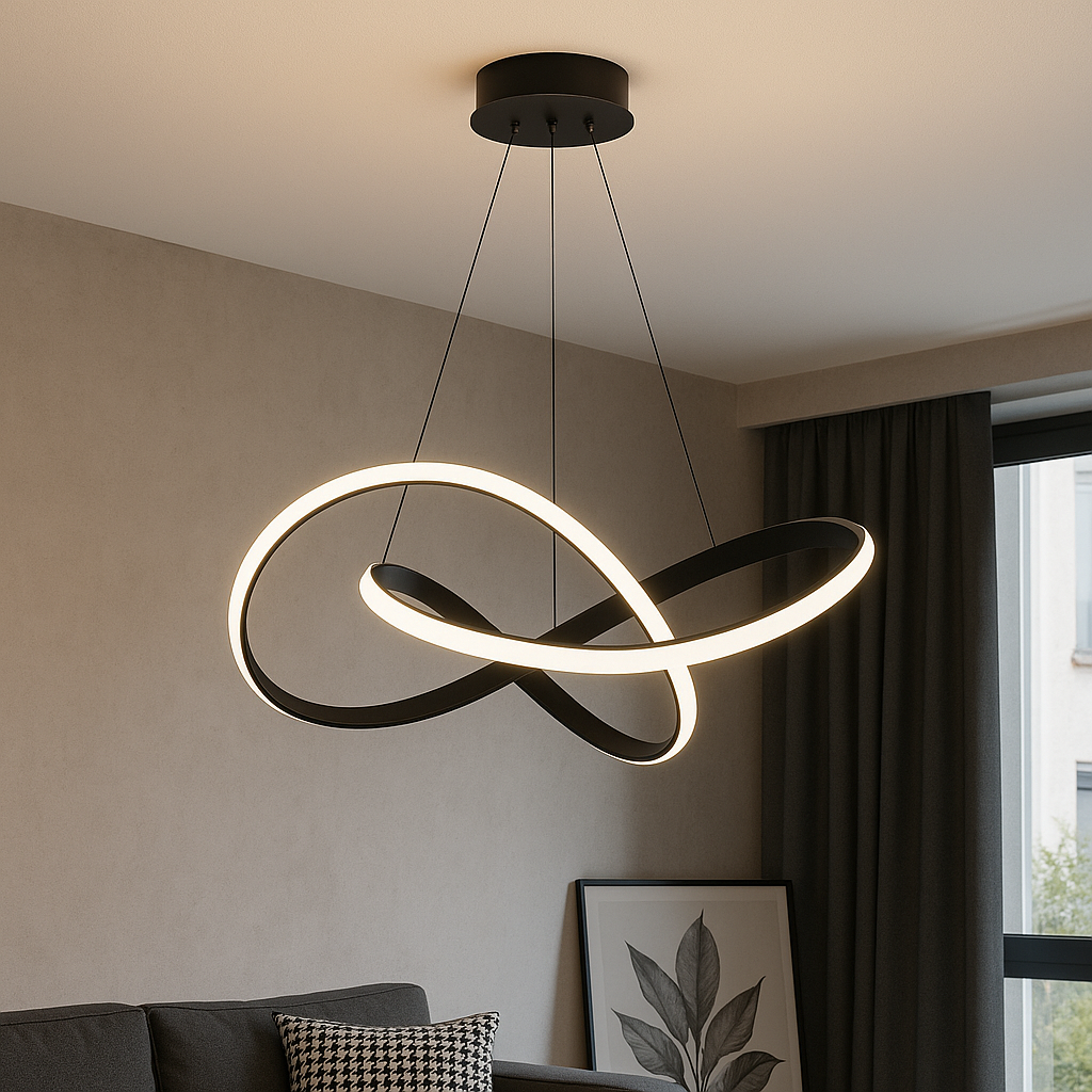 Lampe Suspendue LED Moderne - Design Élégant et Réglable pour Salle à Manger