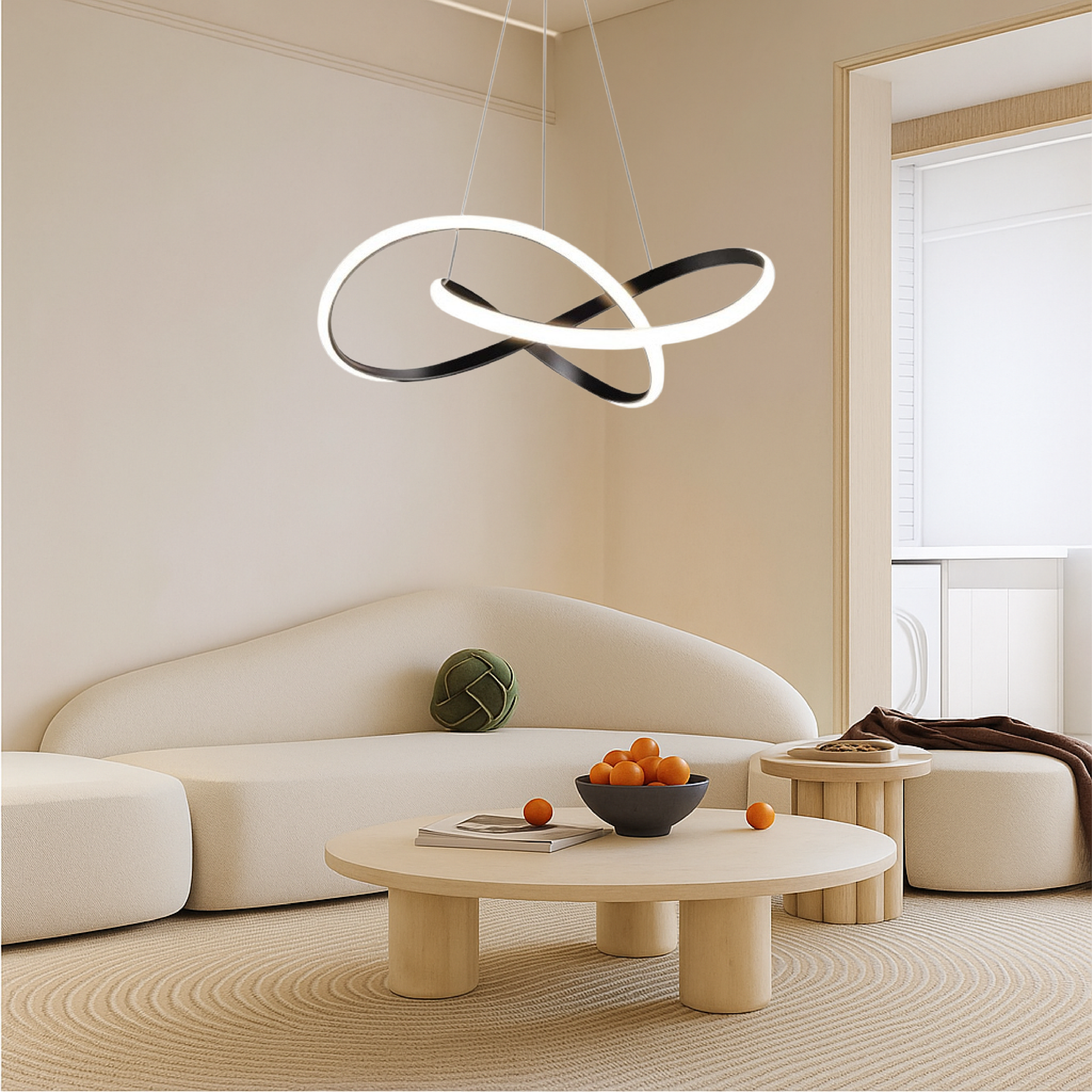 Lampe Suspendue LED Moderne - Design Élégant et Réglable pour Salle à Manger