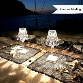 Lampe de Table LED Dimmable - Éclairage Élégant et Charge Sans Fil