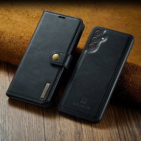 Étui en Cuir pour Samsung Galaxy - Protection Élégante et Pratique 2-en-1
