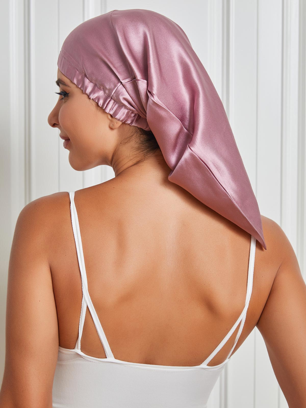 Bonnet de Nuit en Soie - Protection des Cheveux et Élégance