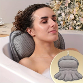 Coussin de Bain Ergonomique - Soutien Relaxant pour Cou et Dos