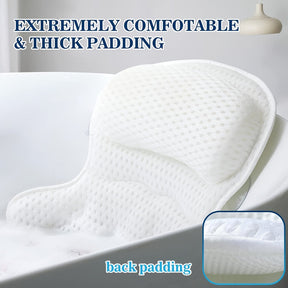 Coussin de Bain Ergonomique - Soutien Relaxant pour Cou et Dos
