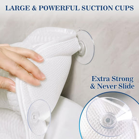 Coussin de Bain Ergonomique - Soutien Relaxant pour Cou et Dos