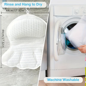 Coussin de Bain Ergonomique - Soutien Relaxant pour Cou et Dos