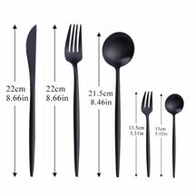 Couverts Modernes en Acier Inoxydable - Design Élégant et Durable pour Dîner