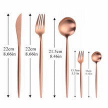 Couverts Modernes en Acier Inoxydable - Design Élégant et Durable pour Dîner