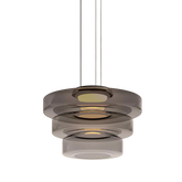 Lampe Suspendue en Verre Danois - Design Bauhaus Élégant et Réglable