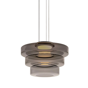 Lampe Suspendue en Verre Danois - Design Bauhaus Élégant et Réglable