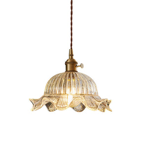 Lampe Suspendue Vintage en Verre - Élégance Scandinave et Chaleur Ambiante