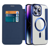 Coque en Cuir Magnétique pour iPhone - Protection Élégante et Fonctionnalité Ultime