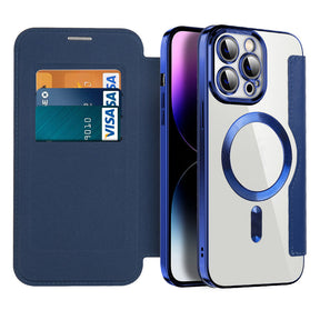 Coque en Cuir Magnétique pour iPhone - Protection Élégante et Fonctionnalité Ultime