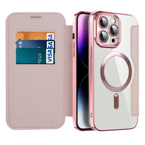 Coque en Cuir Magnétique pour iPhone - Protection Élégante et Fonctionnalité Ultime
